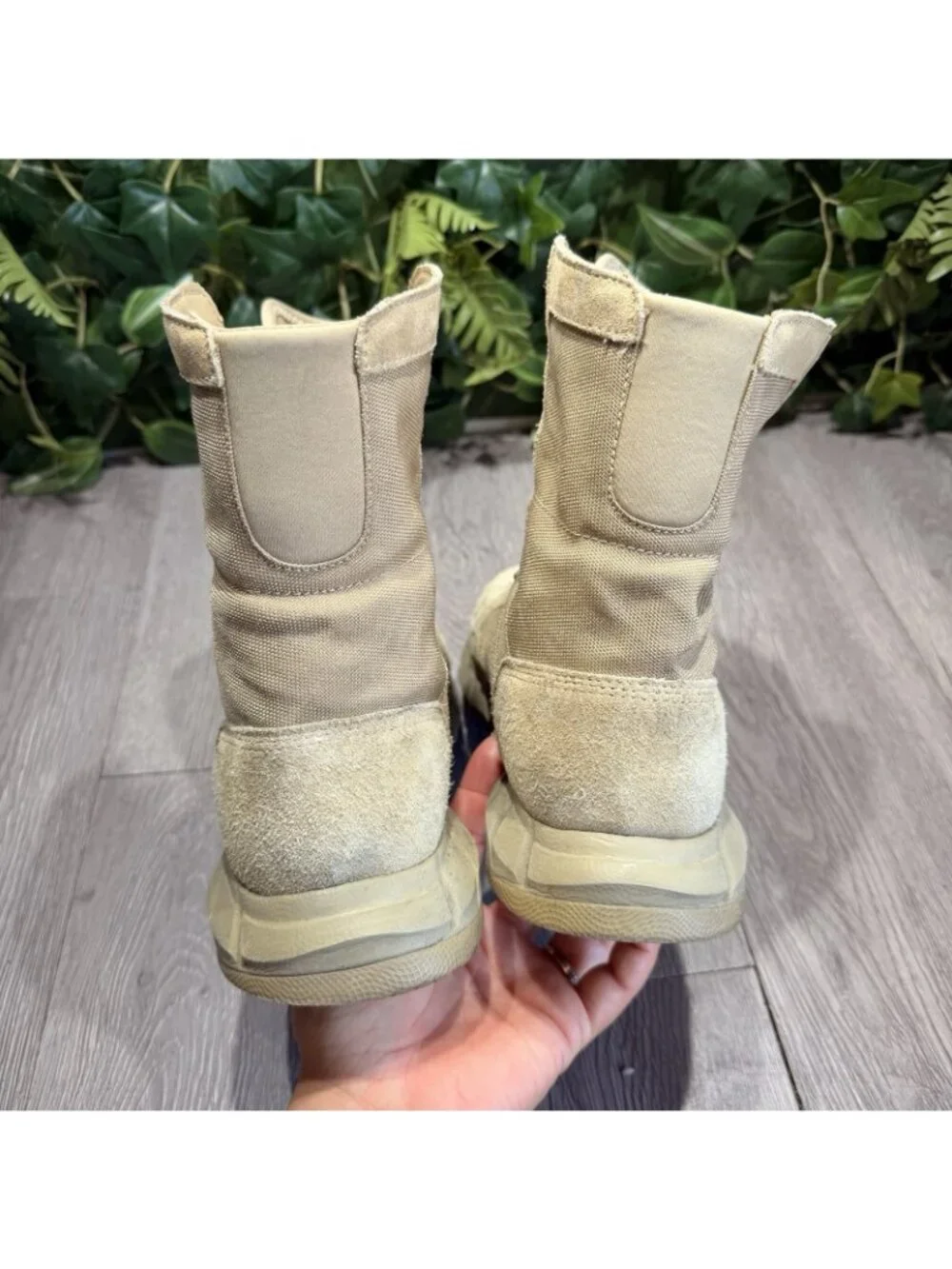 Oakley Boots Mens Size 9 Beige Suede Combat Tactical Military 11188-889